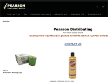 Tablet Screenshot of pearsondistributing.com
